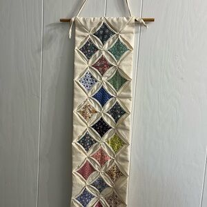 Handmade Cathedral Window Wall Hanging Art